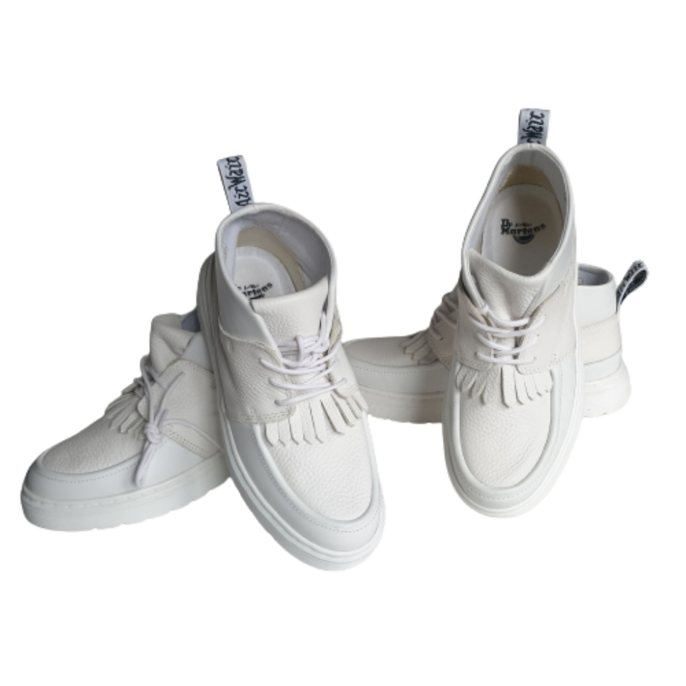 Dr Martens Jemima White Venice Aunt Sally Leather Platform Lace-Up Chukka Boot 7 - Picture 16 of 16